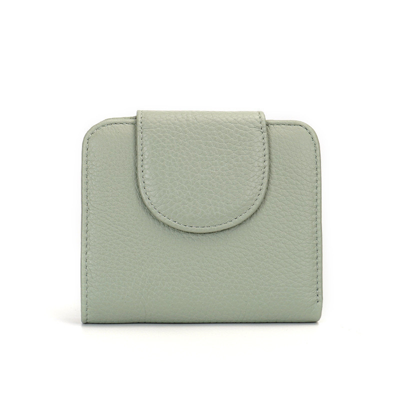 Royal Bagger RFID กระเป๋าสตางค์ ใบสั้น หนังแท้ มีซิป พับสามทบ ใส่เหรียญได้ แฟชั่นสําหรับผู้ชาย ผู้หญิง 1824-1834