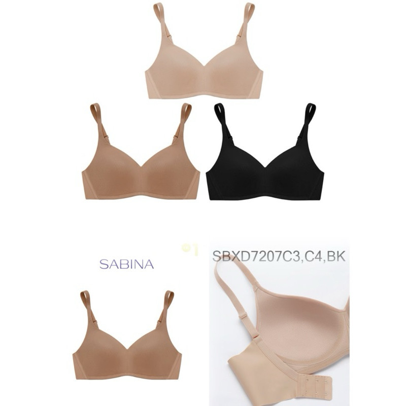Sabina ซาบีน่า รหัส SBXD7207 เสื้อชั้นใน Invisible Wire (ไม่มีโครง) Seamless Fit รุ่น Perfect Bra