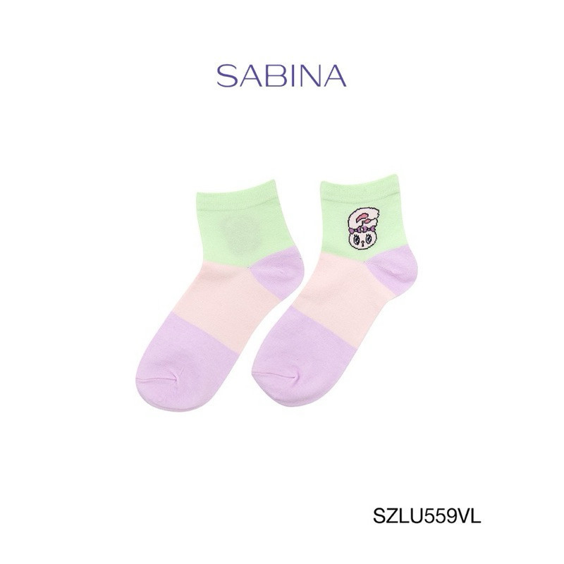 Sabina ถุงเท้า รุ่น Collection Esther Bunny รหัส SZLU559 สีม่วงอ่อน
