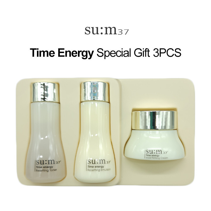 SUM37 Time Energy Special Gift 3PCS / Toner / Emulsion / Cream