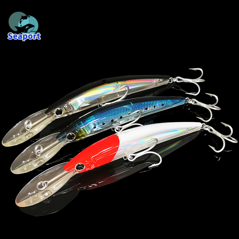 170 มม.24.5g Big Slim ลอย Minnow เหยื ่ อตกปลา Wobbler Trolling เหยื ่ อแข ็ งประดิษฐ ์
