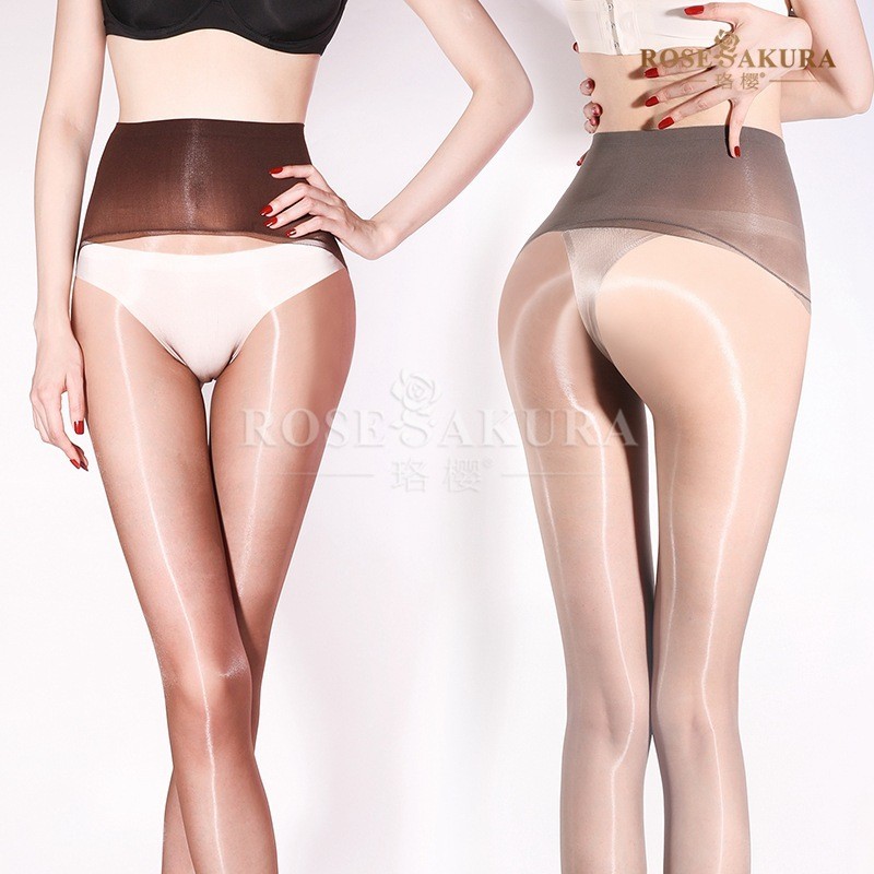 Aurora 360 ถุงน่องไม่มีรอยต่อผู้หญิงสไตล์บางเฉียบ Oily Silky ถุงน่อง Toe โปร่งใสไม่มีรอยต่อ Pantyhose