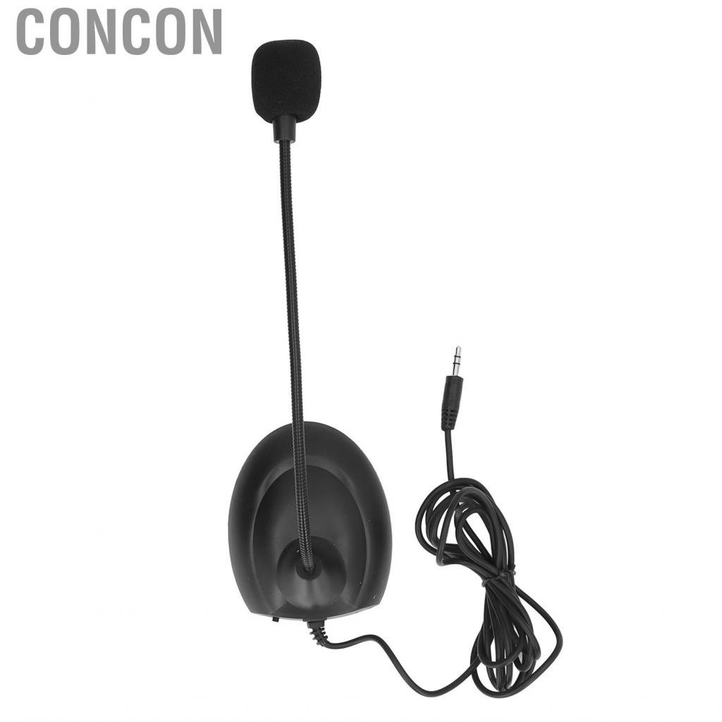 Concon USB Computer Mini Microphone Metal Gooseneck Mic 3.5mm Desk PC HOT