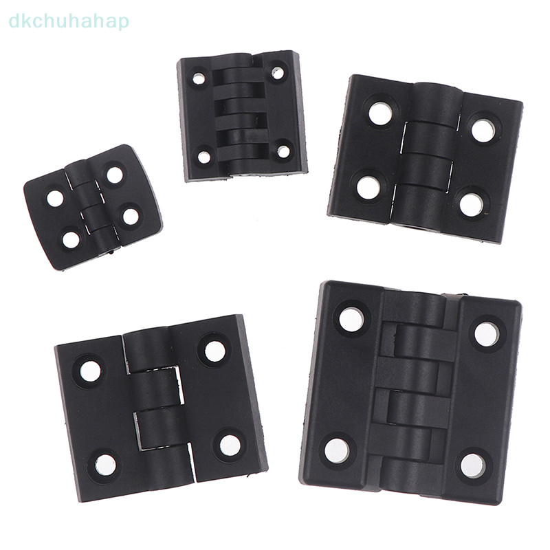 [DKC ] 1pcs บานพับขนาดเล ็ กสีดํามินิพลาสติกประตูแบริ ่ งก ้ นตู ้ ABS บานพับ