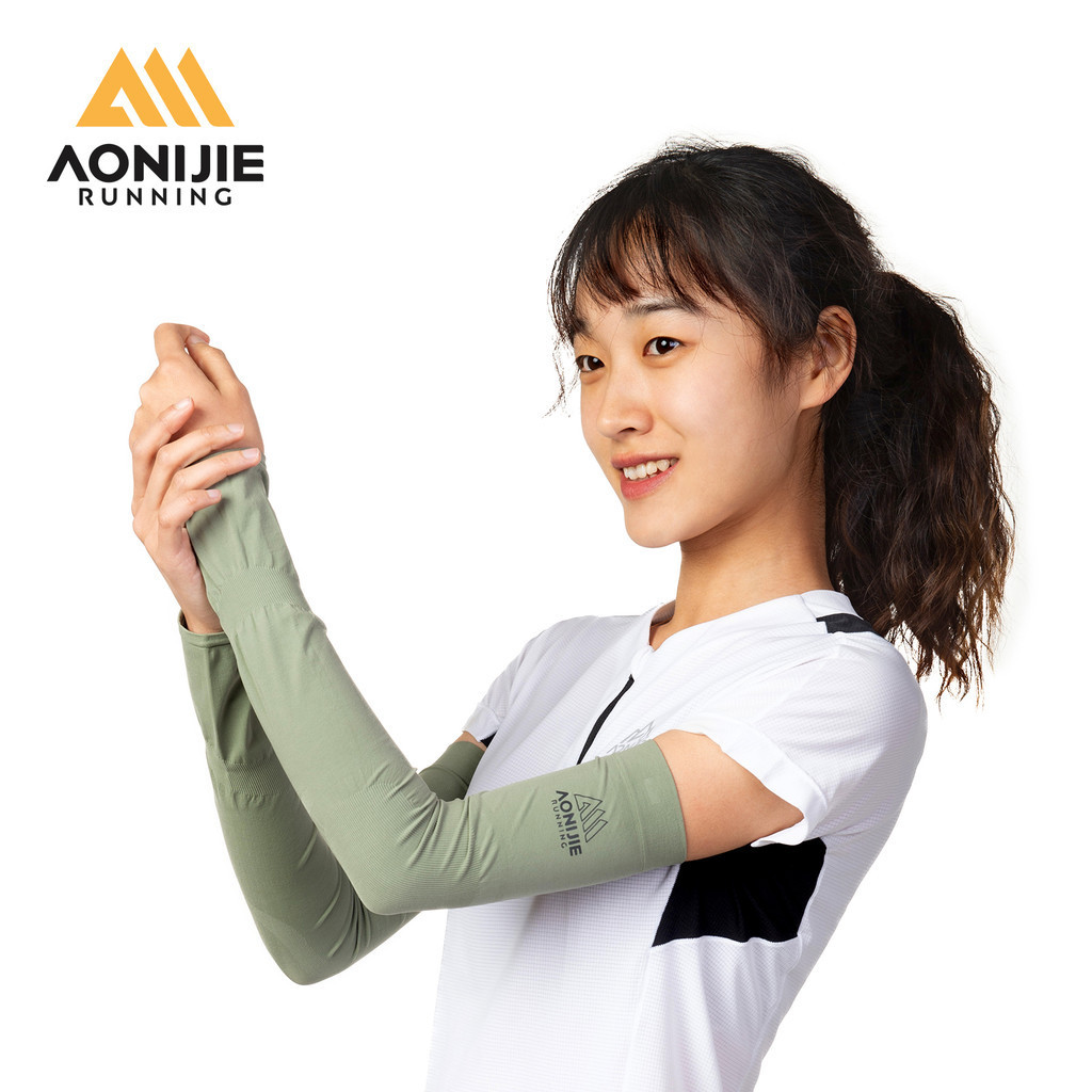 2024 ใหม ่ AONIJIE E4122 แขนน ้ ําแข ็ ง UPF50 + UV ป ้ องกันแสงแดดผู ้ หญิงผู ้ ชายหนึ ่ งคู ่ ฝาครอบนิ ้ วหัวแม ่ มือแห ้ งเร ็ วสําหรับตกปลาขี ่ จักรยาน Trail วิ ่ งเดินป ่ า E4121