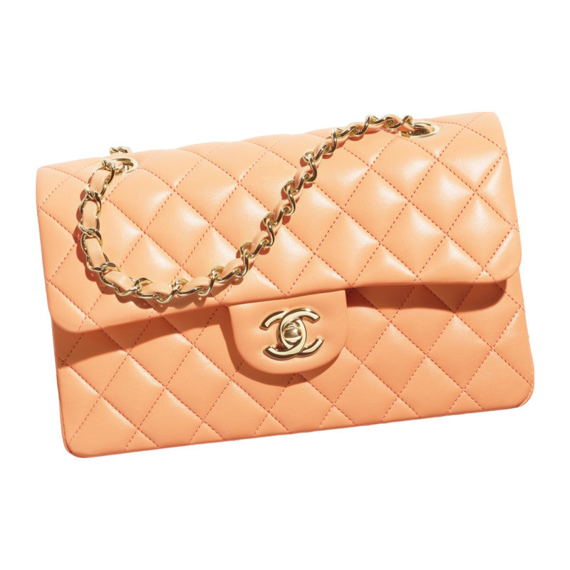 Chanel/Chanel Women's Bag 2024 New Classic Piccola Grain Small Lambskin Single Shoulder Crossbody