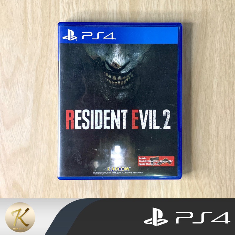 แผ่นเกมส์ PS4 :  Resident Evil 2 (เรซิเดนต์อีวิล 2) 📍(รองรับภาษาไทย)  (แผ่นเกมส์ มือ2) สินค้าพร้อมจัดส่ง