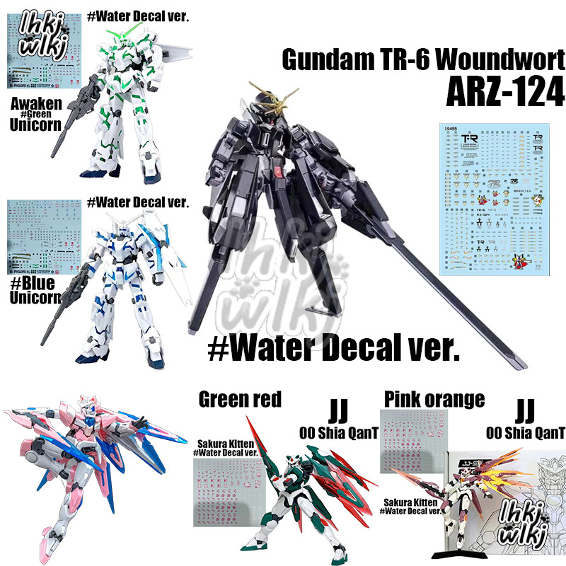 Arz-124 Gundam TR-6 Woundwort Unicorn Awaken 00 Qan T GTO RX-78-02 Sengoku Astray HG Zaku Gundam Action Figure ตกแต ่ งห ้ อง