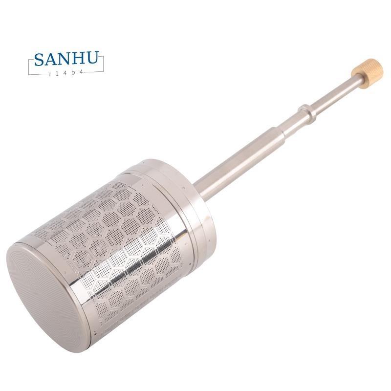 【sanhui14b4 】Press Type Coffee Release Stirrer Reusable Coffee Mixer Manual Cold Brew Portable Frenc