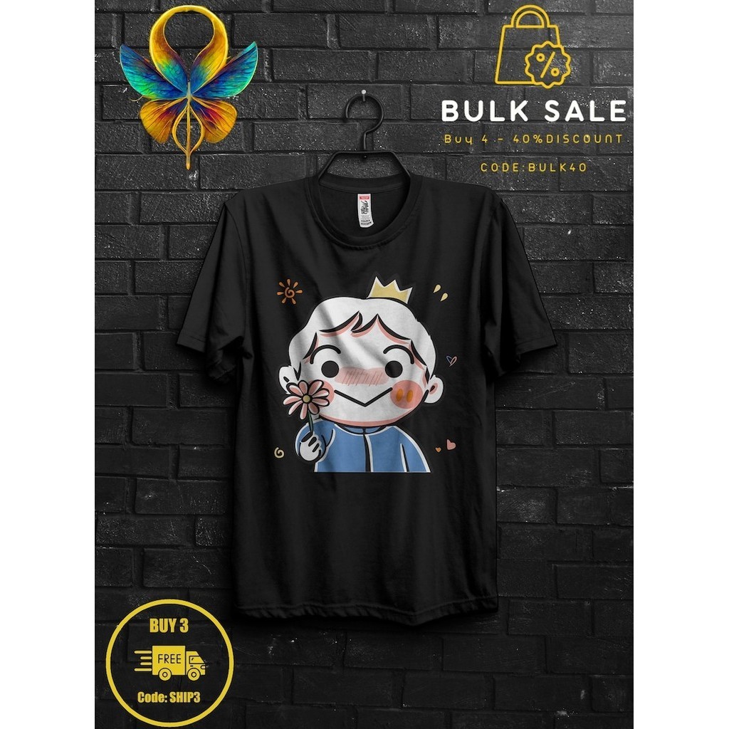 Ranking Of Kings Bojji เสื้ออะนิเมะคอสเพลย์ของขวัญเด็ก Ousama Ranking Tee สำหรับ Kage Hitori Bocchi