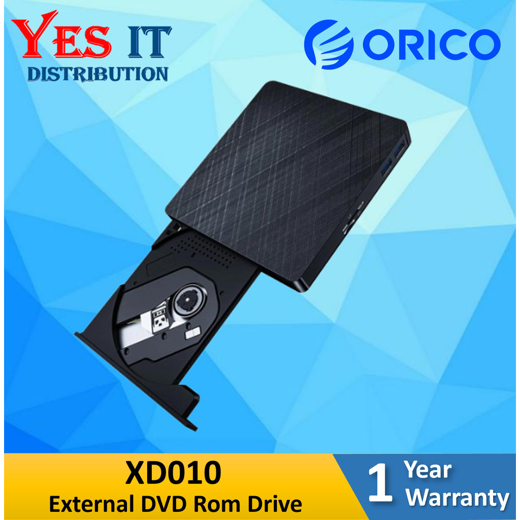 ORICO XD010 ภายนอก DVD Writer Rom Drive CD-R, CD-RW, DVD-RW, DVD-RW