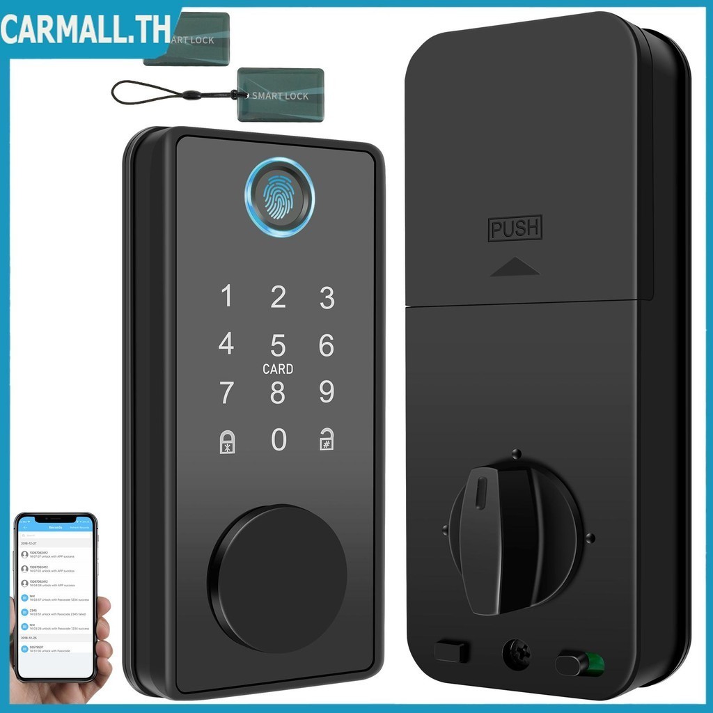 Digital Smart Door Lock Safe Fingerprint/Password/IC Card/Key/APP Control Door Lock for Home SHOPSBC8843