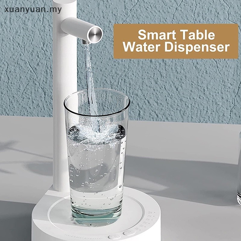 XUAN Desktop Water Bottle Dispenser Automatic Smart Electric Water Dispensers for 5 Gallon &amp; Universal Bottles USB Charg