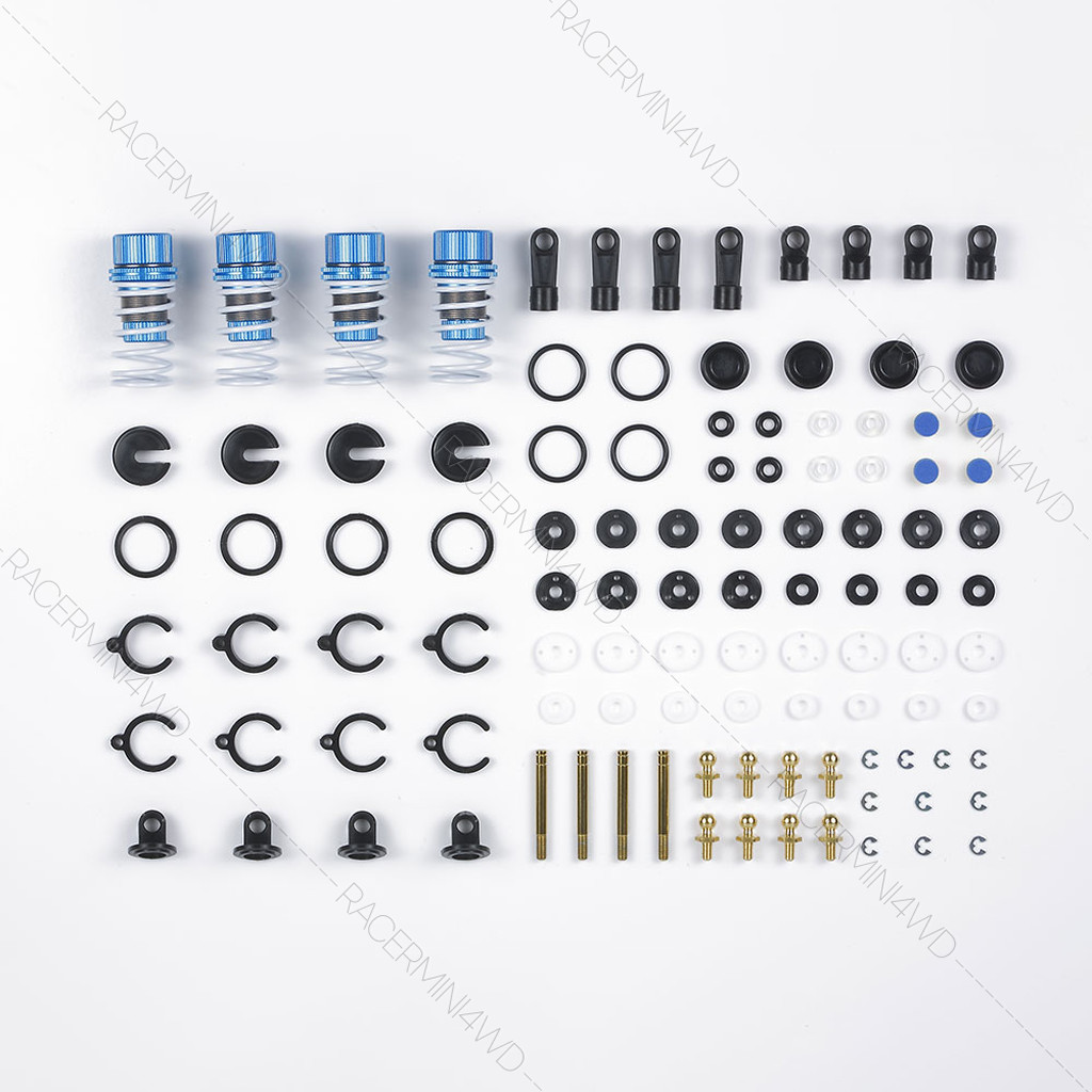 TAMIYA 42102 TRF Special Damper (Hard Black Coating) 4pcs.