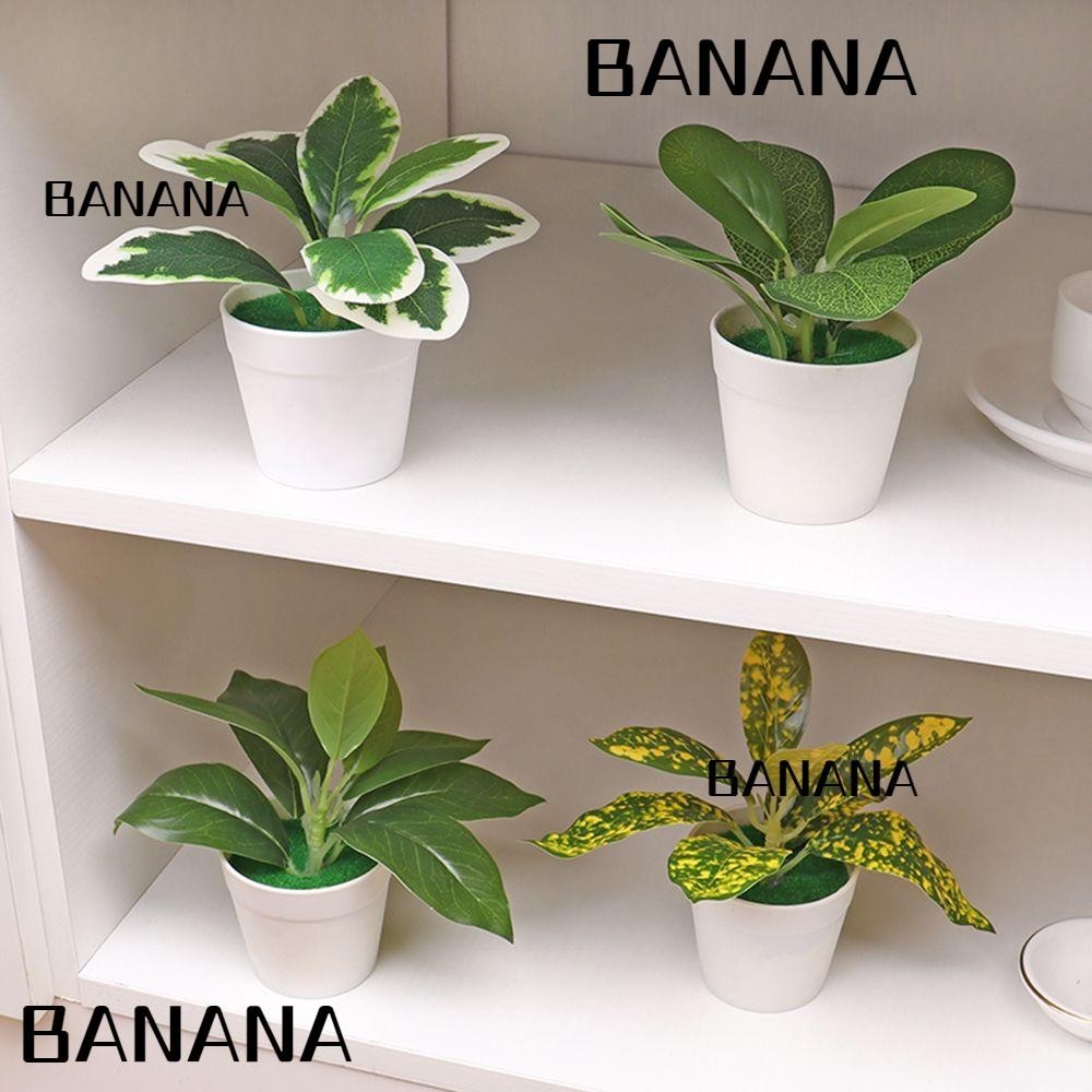 Banana1 พืชประดิษฐ ์ บอนไซทิวทัศน ์ รุ ่ นตกแต ่ งบ ้ านอุปกรณ ์ ปาร ์ ตี ้ จําลอง Scindapsus