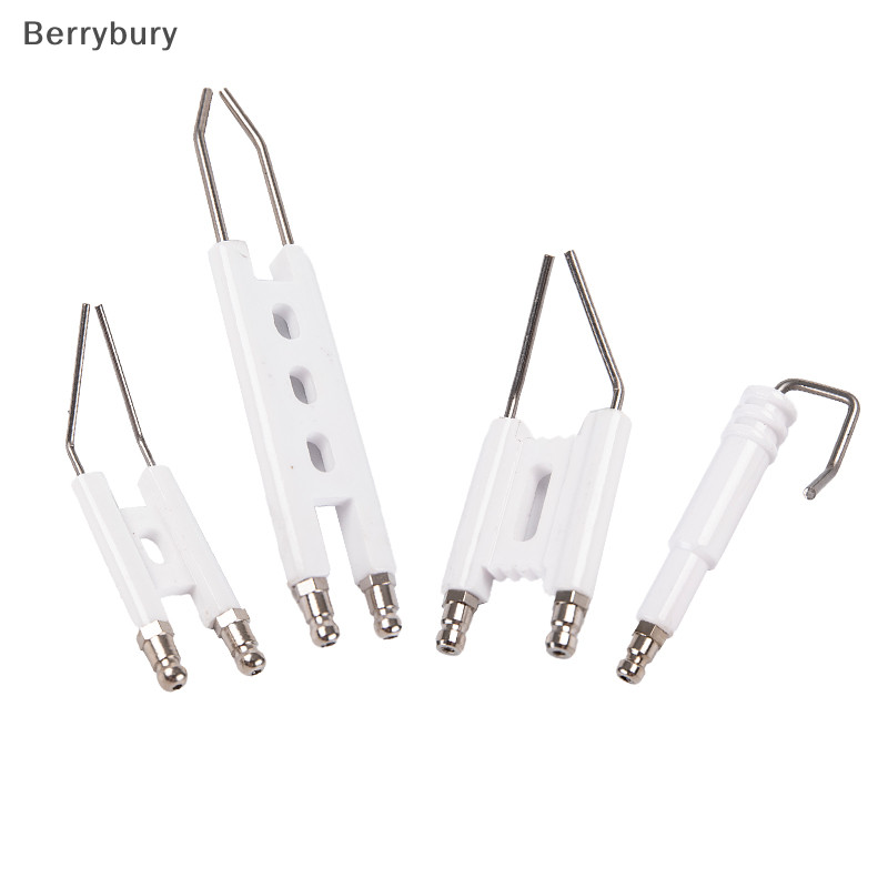 Berrybury Ignition Electrodes สําหรับ Burner น ้ ํามันเซรามิค Electrode เซรามิค Ignition Double Pin ใหม ่