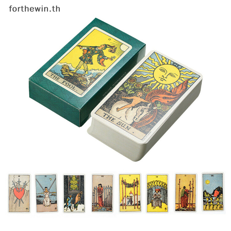 Forthewin 1Box Magical Smith ไพ ่ ทาโรต ์ Deck Edition ไพ ่ ทาโรต ์ ลึกลับเกมกระดาน 78 การ ์ ด th