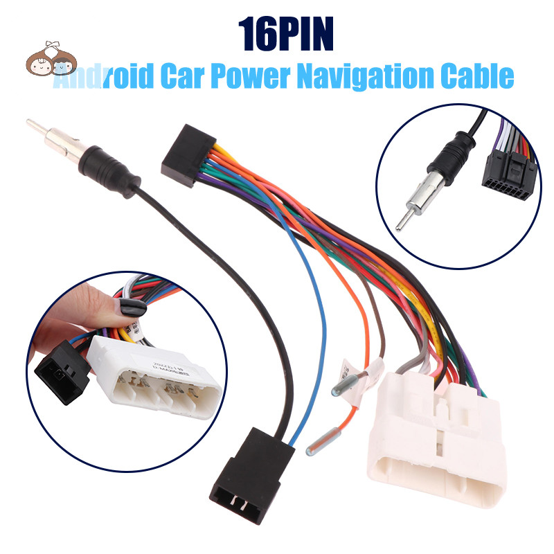 Bef Android รถสายไฟ 16PIN ดัดแปลงสายอะแดปเตอร ์ สําหรับ Isuzu D-Max Harness Line อุปกรณ ์ เสริม TH