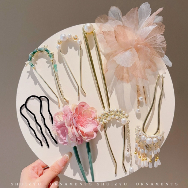 Elegant U-รูปโลหะพู ่ ผมหวีผู ้ หญิงแฟชั ่ นคลิปผมอุปกรณ ์ เสริมผม
