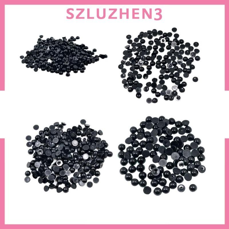 [Szluzhen3 ] 300 ชิ ้ นครึ ่ งลูกปัด Flatback งานแต ่ งงานประดับ DIY สมุดภาพหัตถกรรม