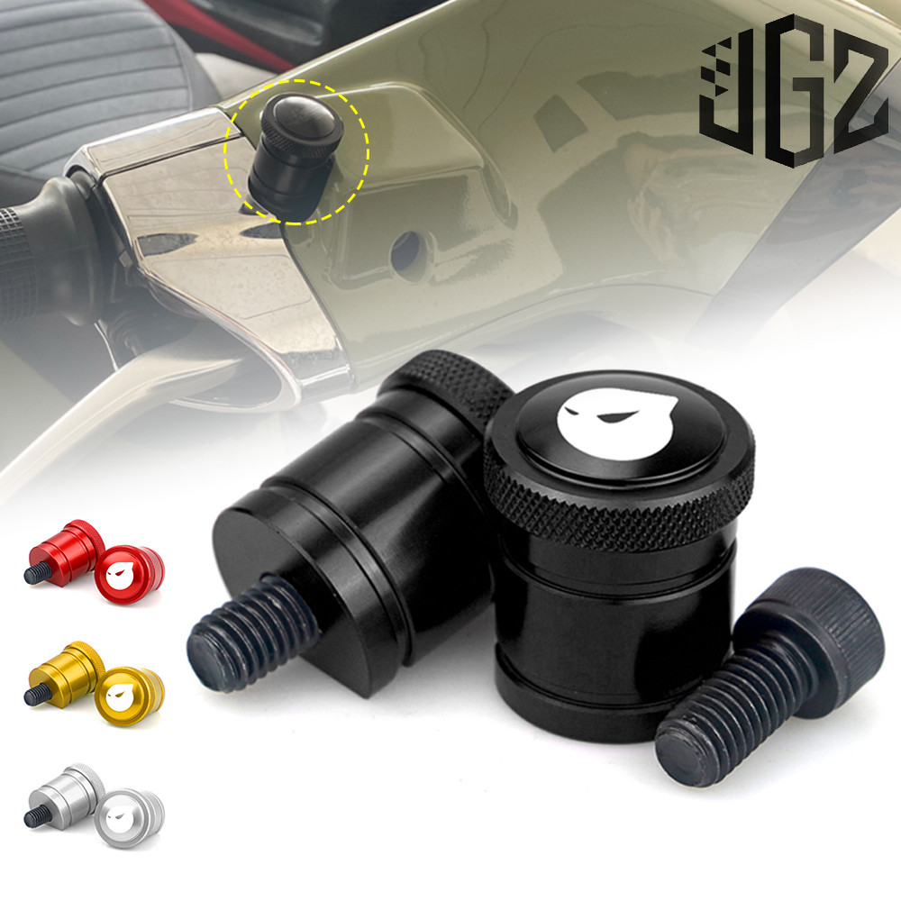 ฝาครอบกระจกอลูมิเนียมสําหรับ for Vespa Gts Gtv 300 Sprint / Primavera 150 Lx125 จุกปิดรูกระจ