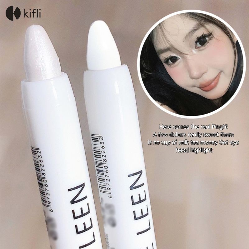 【kifli1 】Muge LEEN Lying Silkworm ปากกาอายแชโดว์ ไฮไลท์ เนื้อแมตต์ ประกายมุก กันน้ํา ติดทนนาน -KI