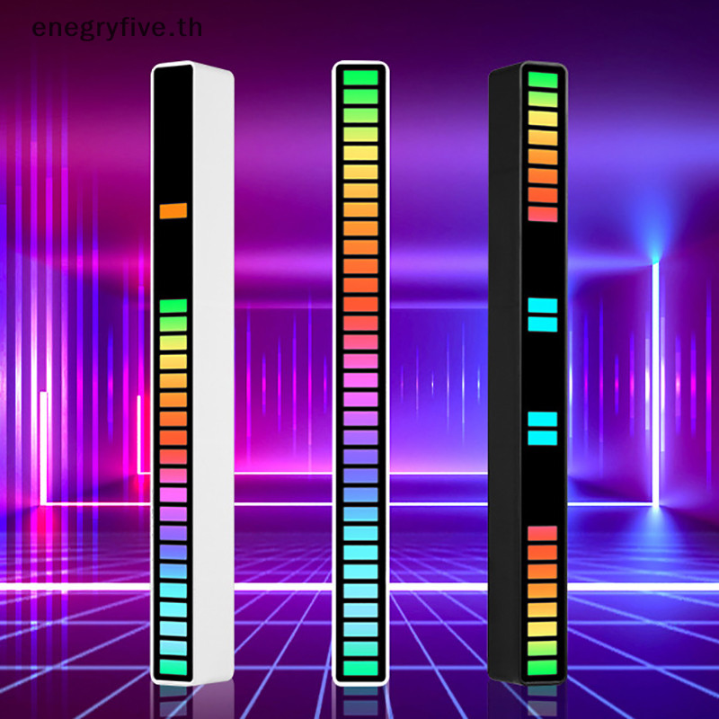 Enegry Creative 5V USB 16/32 ไฟกลางคืน LED การควบคุมแอป RGB Music Rhythm Light Bar .