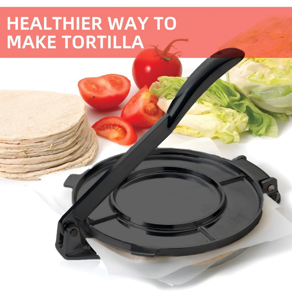 {tshitoli } Taco Tortilla Maker ทนทาน Tortilla Maker 8 นิ ้ ว Tortilla Press Easy-to-use Maker สําหรับโฮมเมดTreats Heavy Duty สนิมทน Taco Press เหมาะสําหรับความสุขตะวันออกเฉียงใต ้