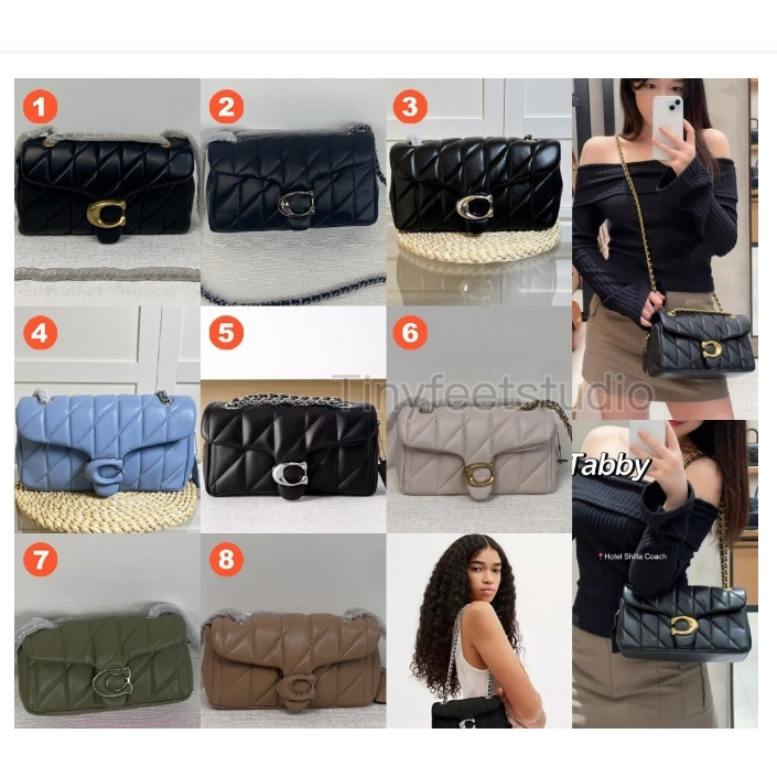 Tabby Shoulder Bag 26 CP150 CP147 CP149 CP145 CP018 ผู้หญิง กระเป๋าสะพายข้าง  กระเป๋า หนังแท้ พลิกปก