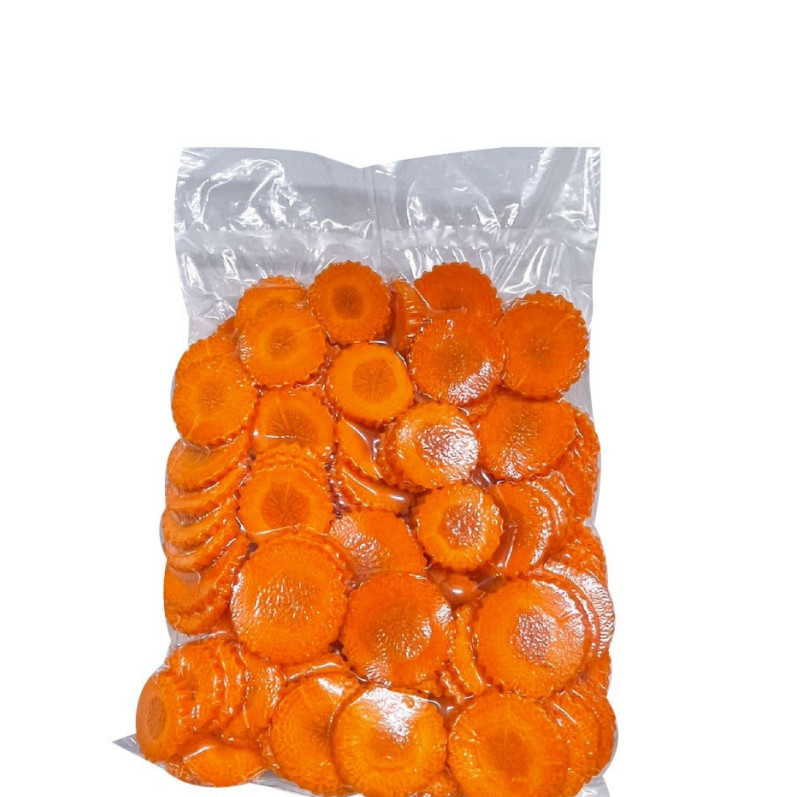 ตลาดสดออนไลน์ แครอทหั่นแว่น (500 ก./แพ็ค)