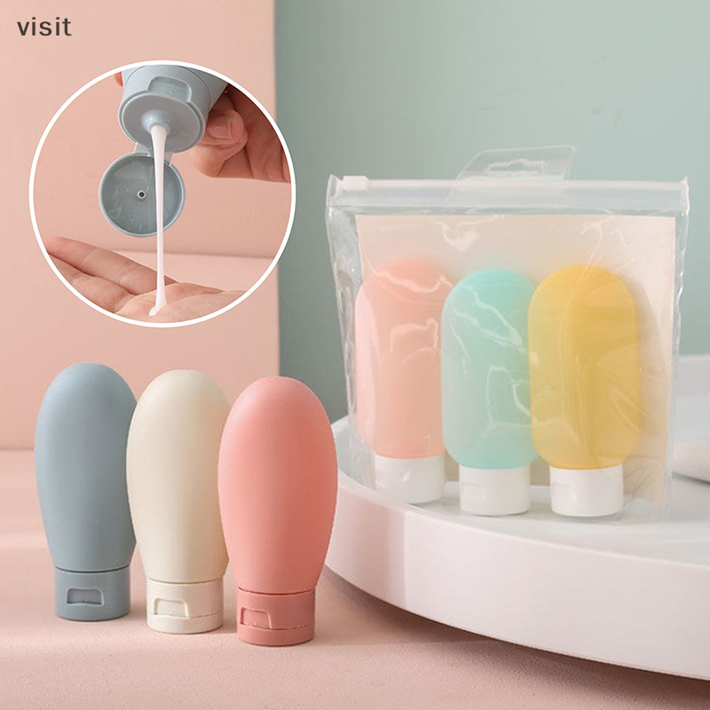 [VI ] ขวดรีฟิลแบบพกพา Essence แชมพูเจลอาบน ้ ําขวดชุดเดินทางบรรจุ TH