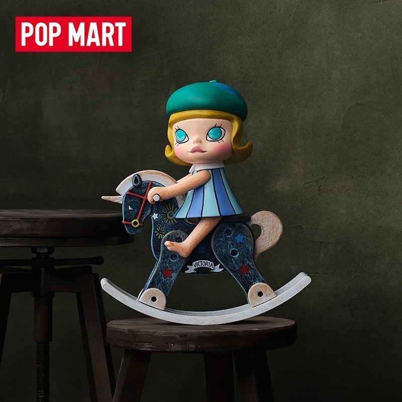 100 % ซีรีส ์ กลับคลาสสิกประติมากรรมซีรีส ์ PopMart ตัวเลข Molly ครบรอบรูปปั ้ นคลาสสิกย ้ อนยุคคอลเลกชันซีรีส ์