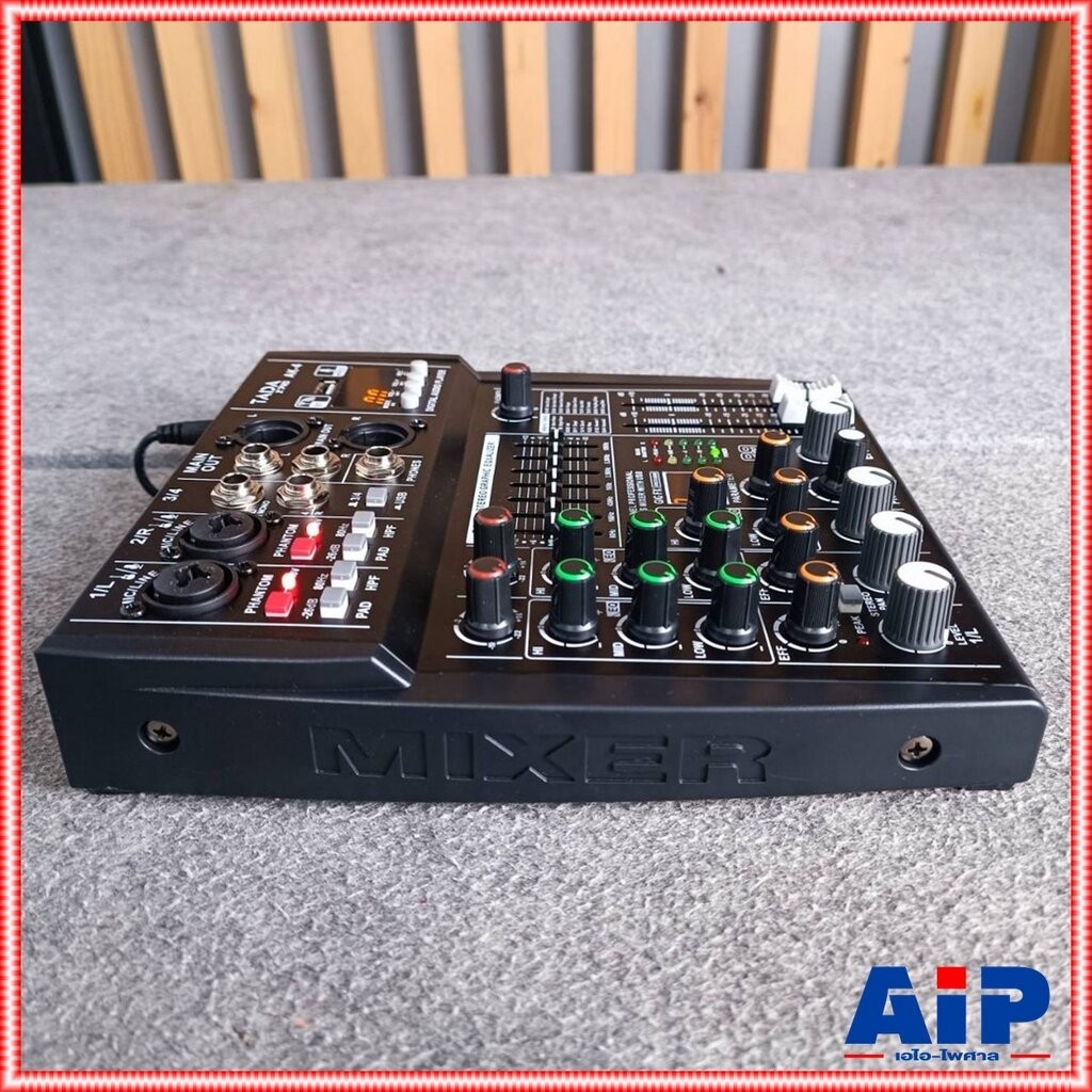 TADA AK-4 MIXER มิกเซอร์ มิกเซอร์อนาล็อก 4 แชนแนล มิกซ์ เครื่องผสมสัญญาณเสียง ธาดา AK 4 AK4 เอไอ-ไพศาล