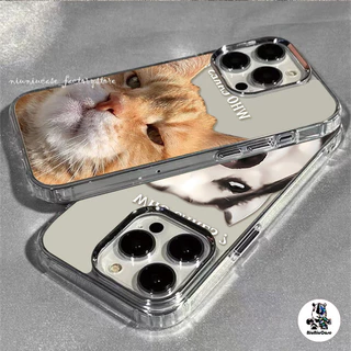 【ส่งจากไทย】เคสไอโฟน11 For iPhone 11 13 12 14 15 Pro Max X XS 7 Plus เคส รูปแบบโปร่งใส Emoji Animal ซิลิโคนนุ่มกันกระแทก