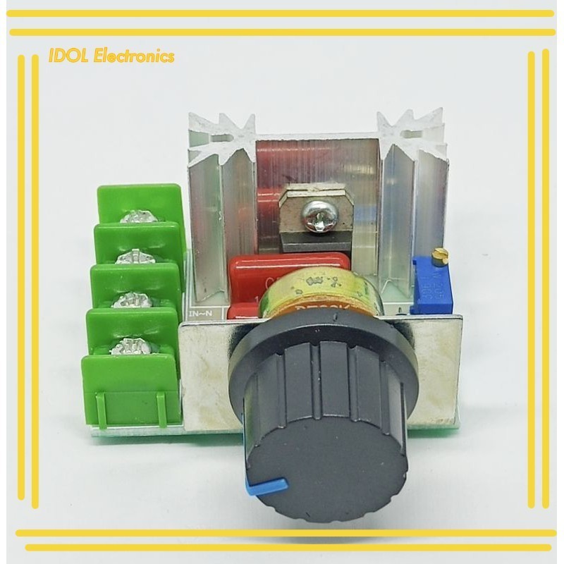 PWM 2000W แรงดันควบคุมปรับความเร็วมอเตอร์ควบคุม PWM 2000W AC 220 โวลท์ 25A ถ่ายจากงานจริง