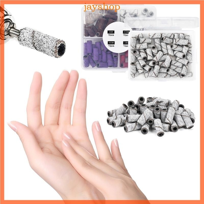 Joy 80 120 150 180 240Grit เครื่องเจาะเล็บ Bits แถบขัด สําหรับเล็บอะคริลิคเจลถอด