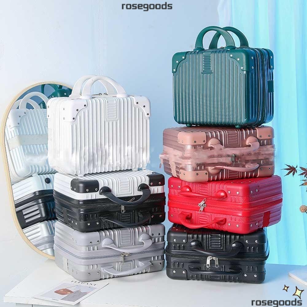 Rose Travel Suitcase, 14 นิ ้ ว Mini Cosmetic Box, Hot Sales Organizer กระเป ๋ าเดินทาง Boarding สําหรับผู ้ หญิง