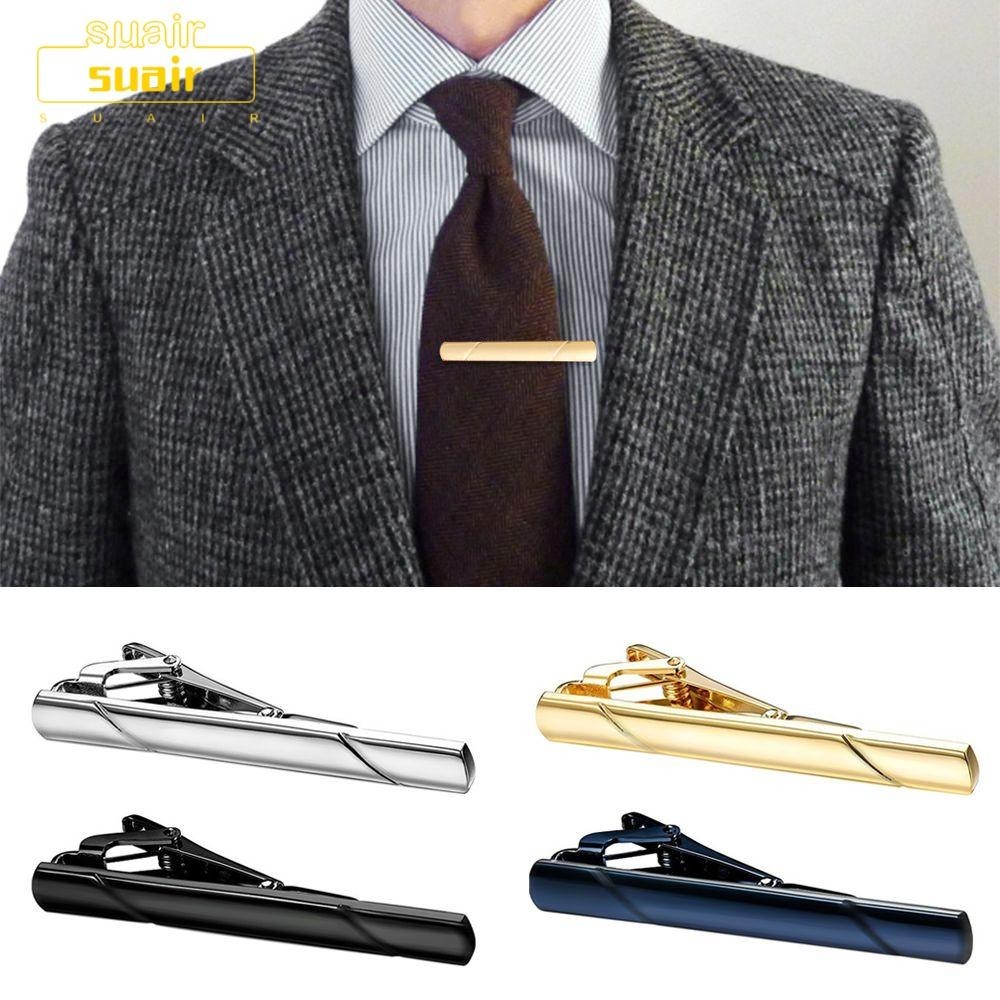 Suair Tie Clip Classic Metal Business Tie Pin