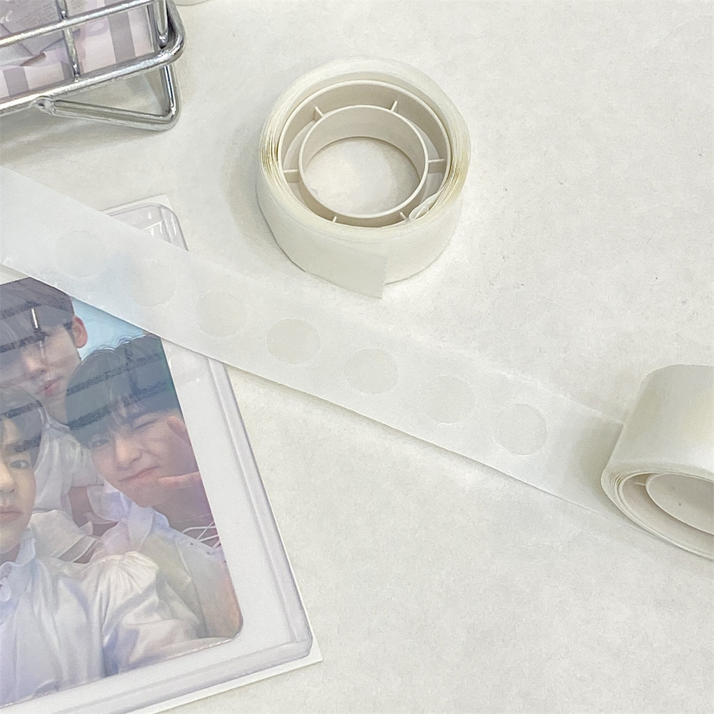 100ชิ้น/ม้วนจุดกาว ไร้ร่องรอย กาวจุดกาวสองหน้าบอลลูนกาว - รูปที่ 6