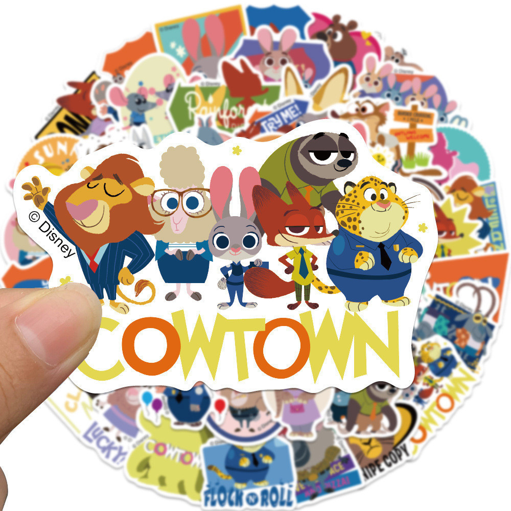 พร้อมส่ง ของแท้100% ทอย สตอรี่ Zootopia sticker สติกเกอร์กันน้ำรูปแบบที่แตกต่างก