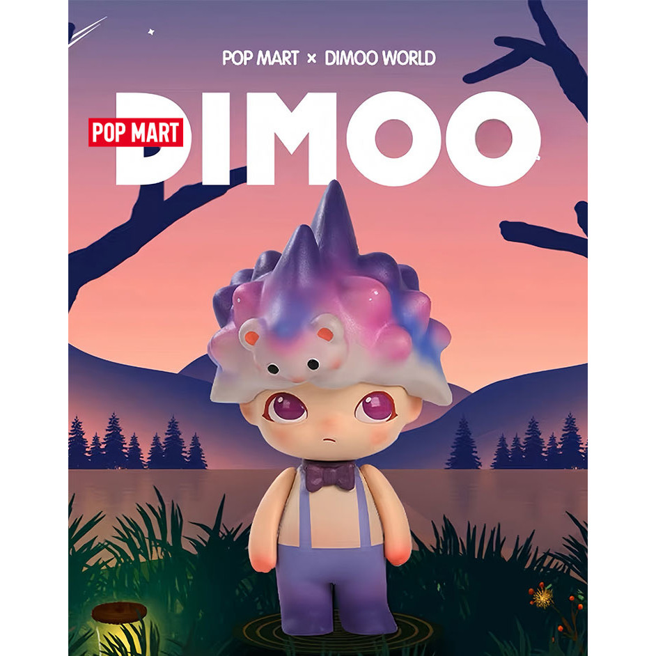 P POPMART POPMART DIMOO Lost Animal Series Mystery กล่องรูปอินเทรนด์เล่นตกแต่งเด็กผู้หญิงของขวัญวันหยุดของเล่นน่ารักของแท้