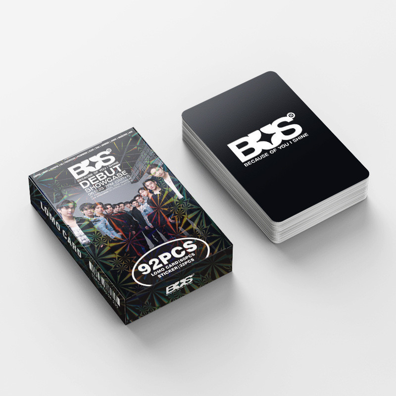 92pcs BRIGHT WIN BUS Lomo Cards because of you I shine Thai Star Stickers Photocards 2gether The Series Thai Drama marckris copper phutatchai khunpol peemwasu Postcards