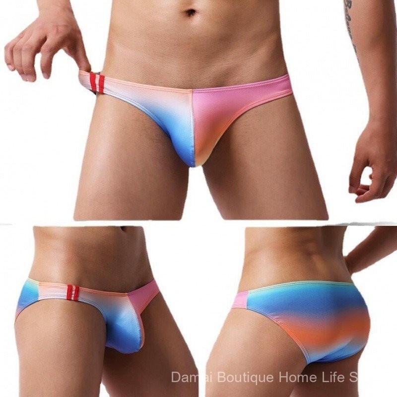 ชุดชั้นในเอวต่ํา U-Convex กางเกงชั้นในดูดซับความชื้นลายการ์ตูน