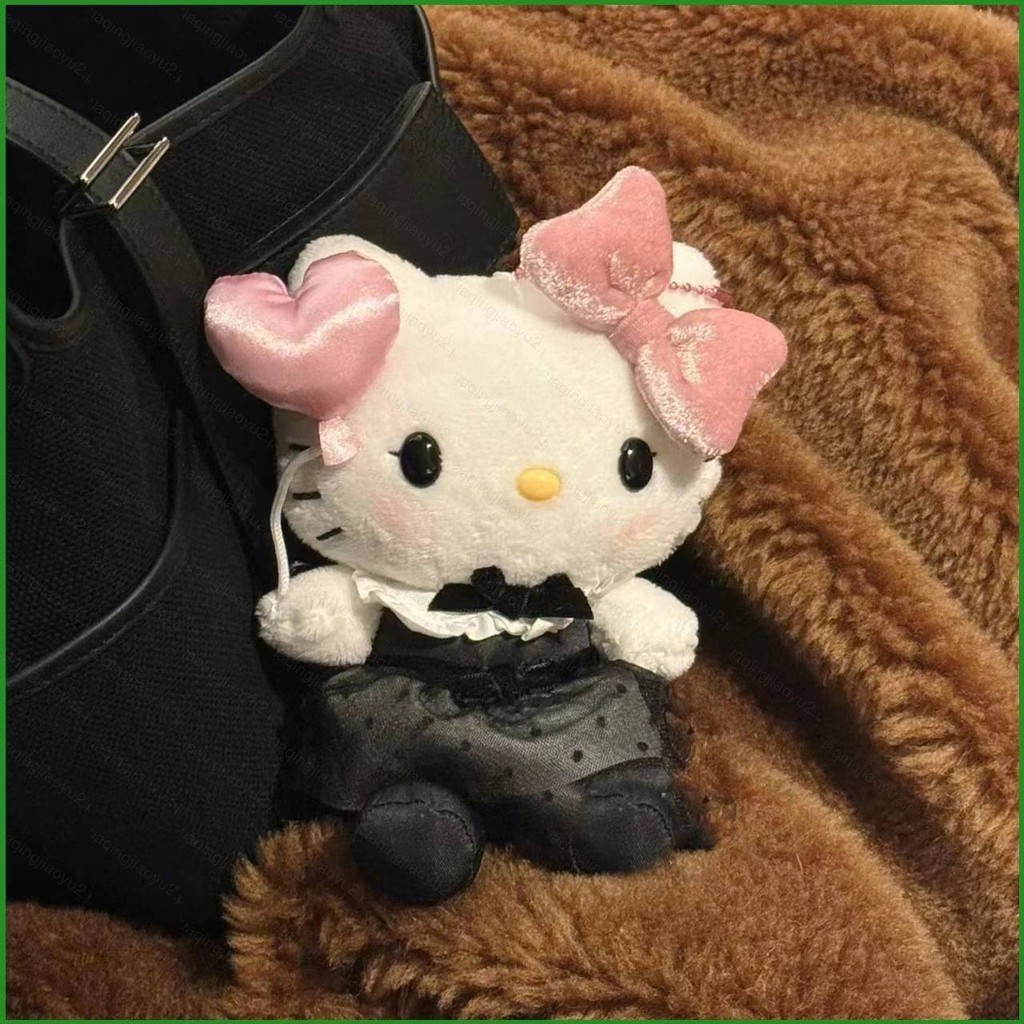 Ca Sanrio Hello Kitty French Sweetheart จี้ตุ๊กตาน่ารักของขวัญวันเกิดกระเป๋าเป้สะพายหลัง Charms พวงกุญแจตุ๊กตาของเล่น