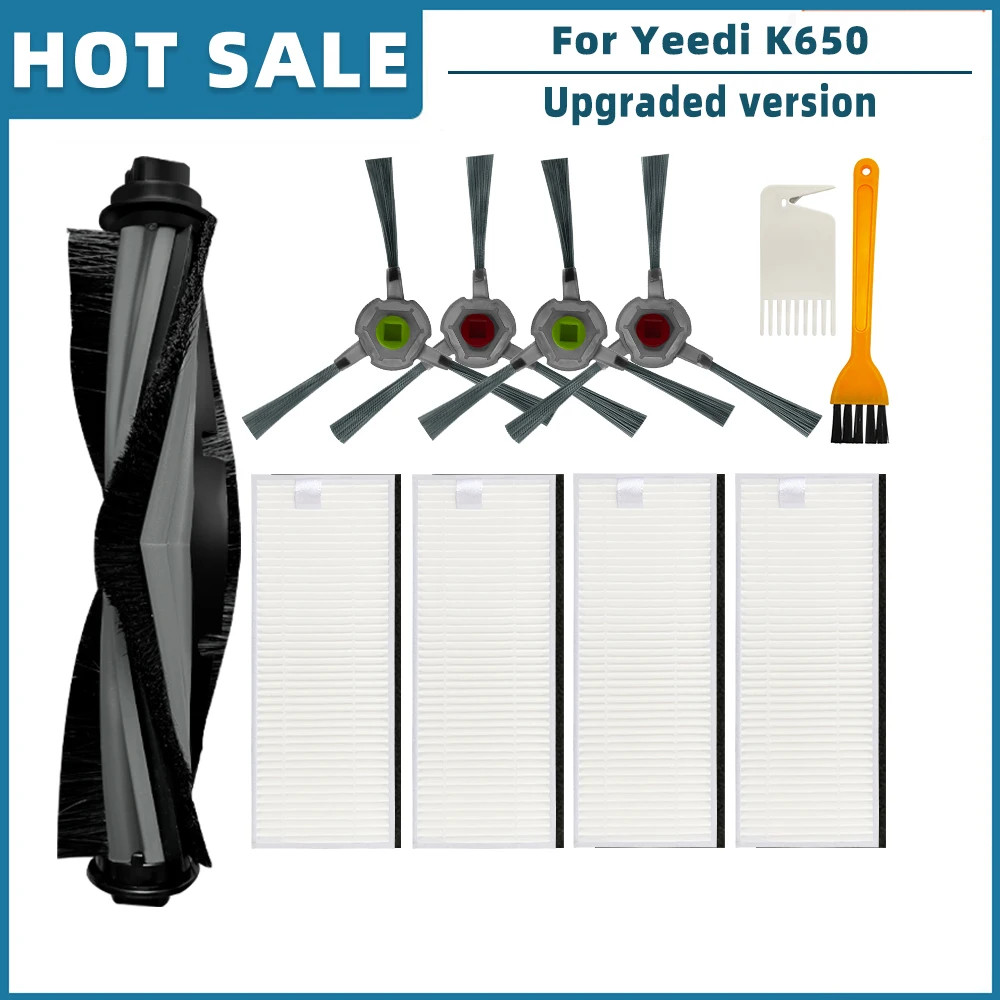 เปลี่ยนสําหรับ Yeedi K650 เครื่องดูดฝุ่นหุ่นยนต์อุปกรณ์เสริมอะไหล่หลัก SIde แปรง Hepa Filter Mop Rag ผ้า - รูปที่ 6