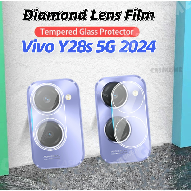 Vivo Y28s 5G 2024 3Dกล้องเลนส์ProtectorสําหรับVivo Y28s Y28 Y18 VivoY28S SY 28S 4G 5G 2024 ใสกระจกนิ