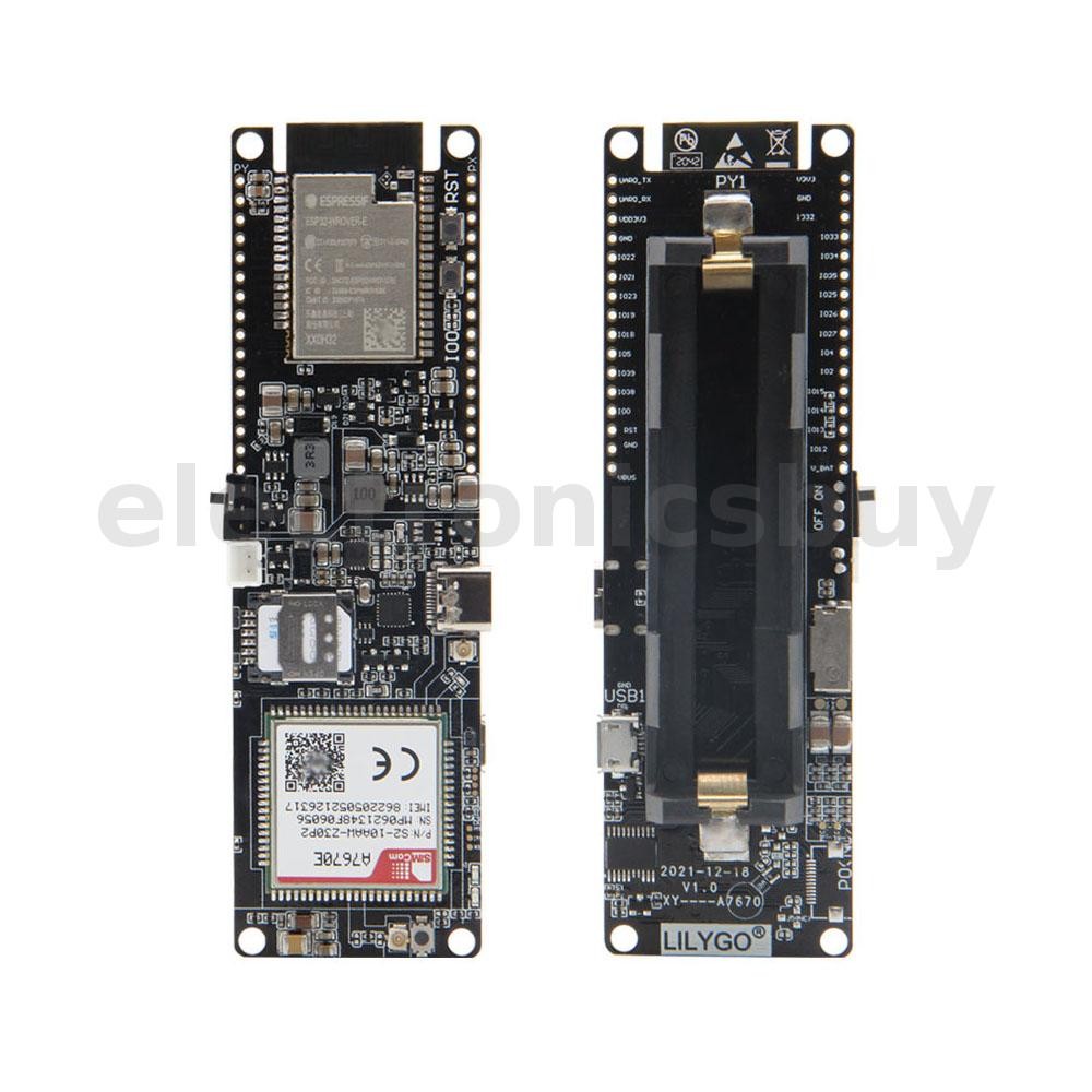 ลิลลี่โก® Ttgo T-SIM A7670E R2 โมดูลไร้สาย ESP32 ชิป 4G LTE CAT1 MCU32 บอร์ดพัฒนาสนับสนุน GSM/GPRS/EDGE