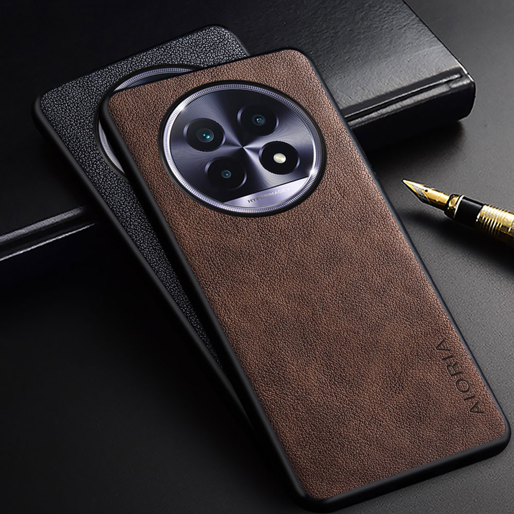 เคสโทรศัพท์หรูหราสําหรับrealme 13 Pro Plus 4G 5G slim PremiumหนังPU Fundaธุรกิจสไตล์สําหรับRealme 13 Pro