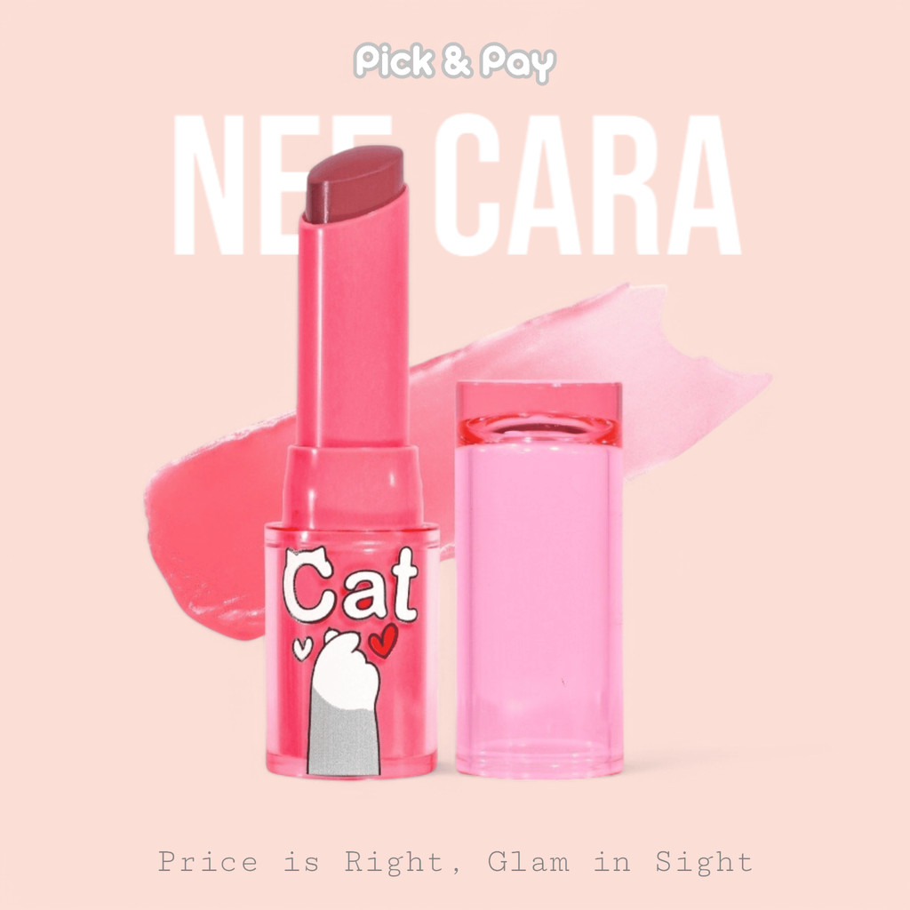 Nee Cara Cat  Lipstick Water ลิปบาล์มยูนิแมว (NA4655)