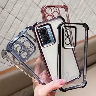 เคส OPPO A77 5G เคสโทรศัพท์โปร่งใสป้องกันการตกสี่มุม SJDK